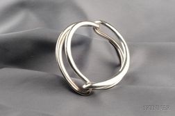 Sterling Silver Bangle Bracelet, Gucci